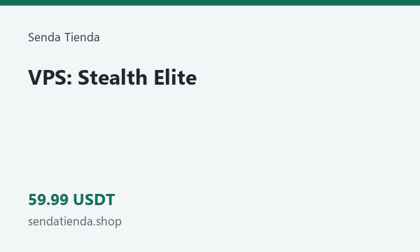 VPS: Stealth Elite · 59.99 USDT