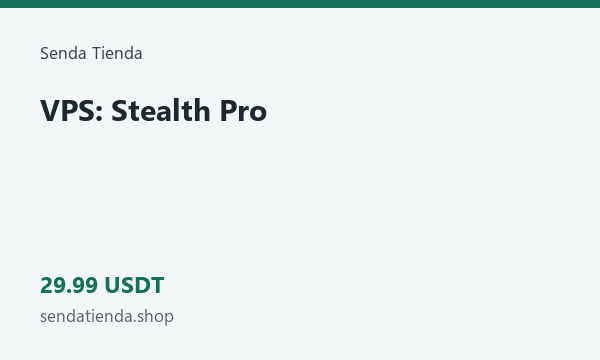 VPS: Stealth Pro · 29.99 USDT